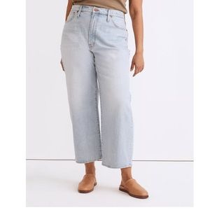 Madewell The Perfect Vintage Wide-Leg Crop Jean in Edmunds Wash